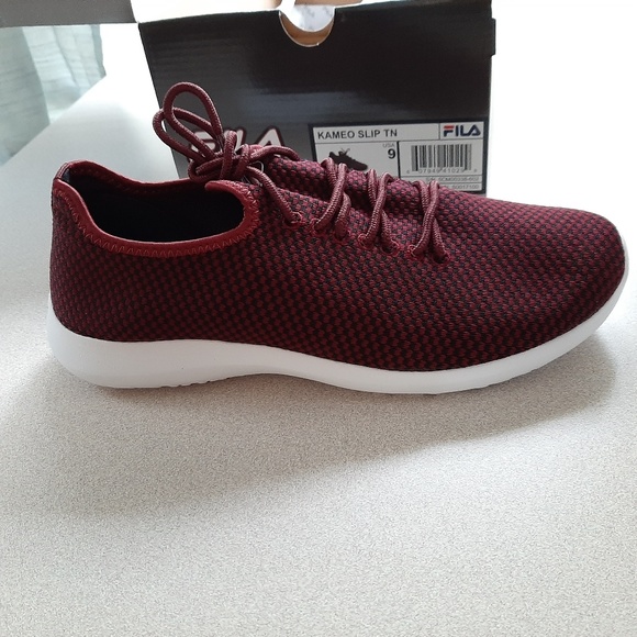 Fila Shoes - FILA Burgundy running shoes